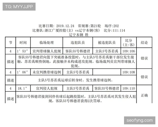 裁判报告中必须记录的判罚细节与提交流程