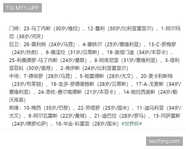 阿根廷世界杯大名单分析关键球员解读